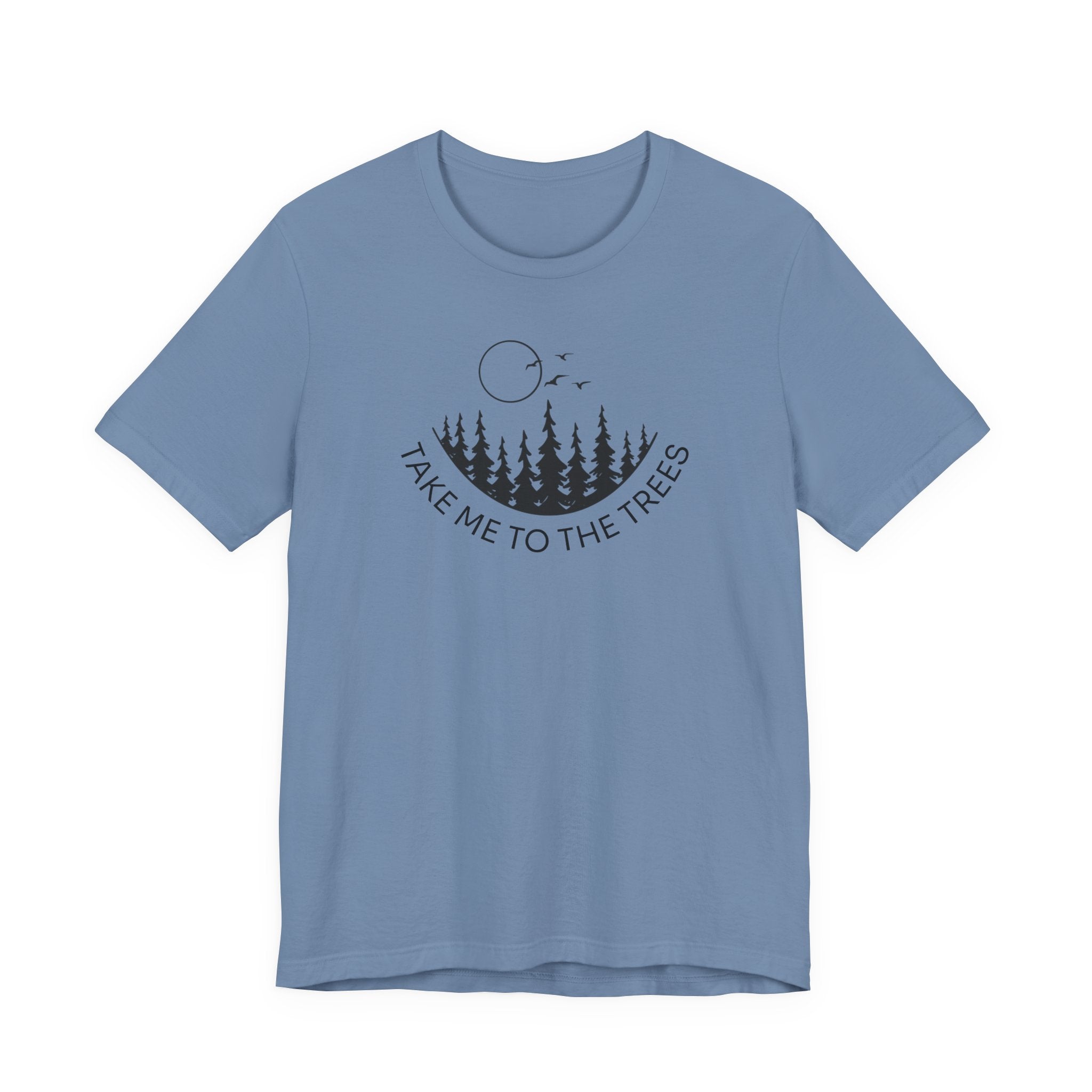 Take Me to the Trees Tee | Minimalist Woodland Scene Shirt