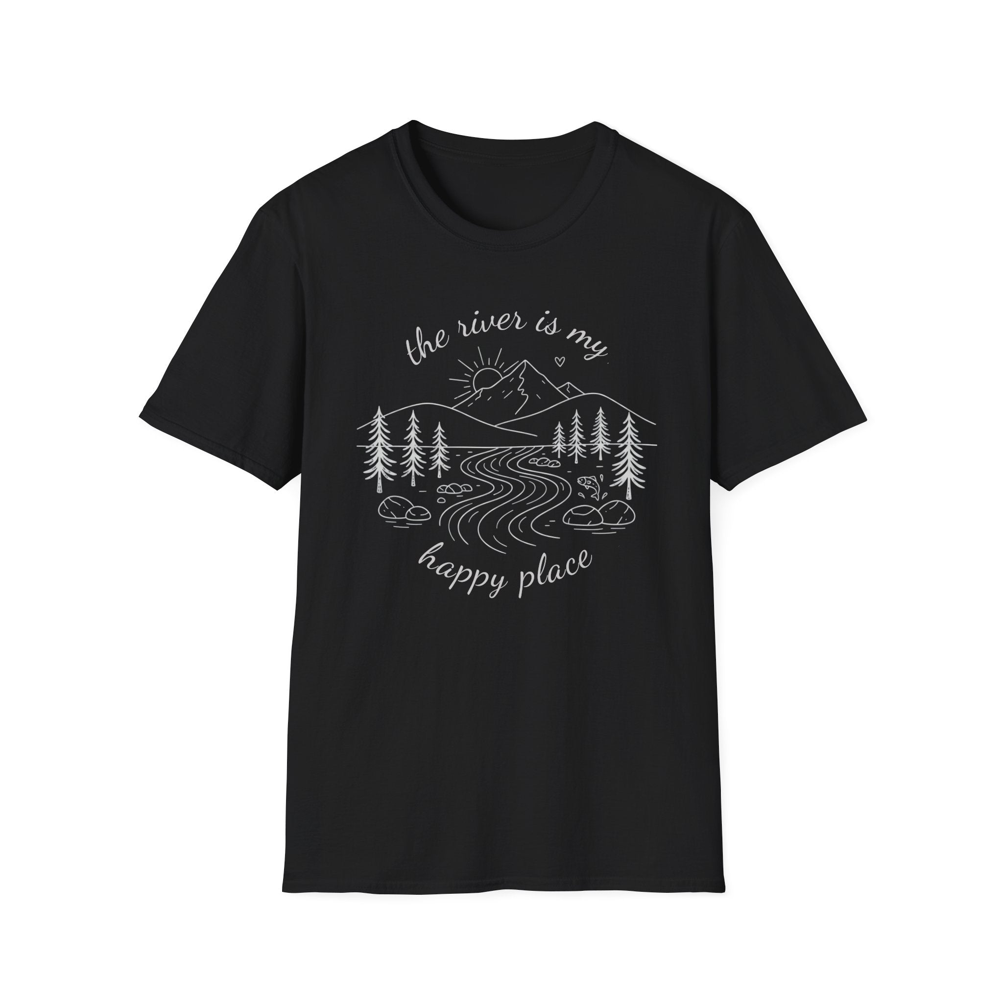 The River is my Happy Place Graphic T-Shirt