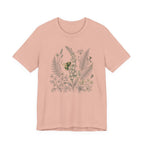 Foxglove Fern & Bee Tee | Floral Nature Graphic T-Shirt