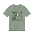 Wren & Fern Graphic Tee | Botanical Bird T-Shirt