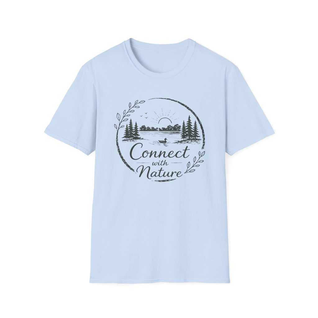 Connect with Nature at the Duck Pond Graphic T-Shirt
