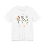 Wildflower Stems Stay Wild Tee | Floral graphic tee