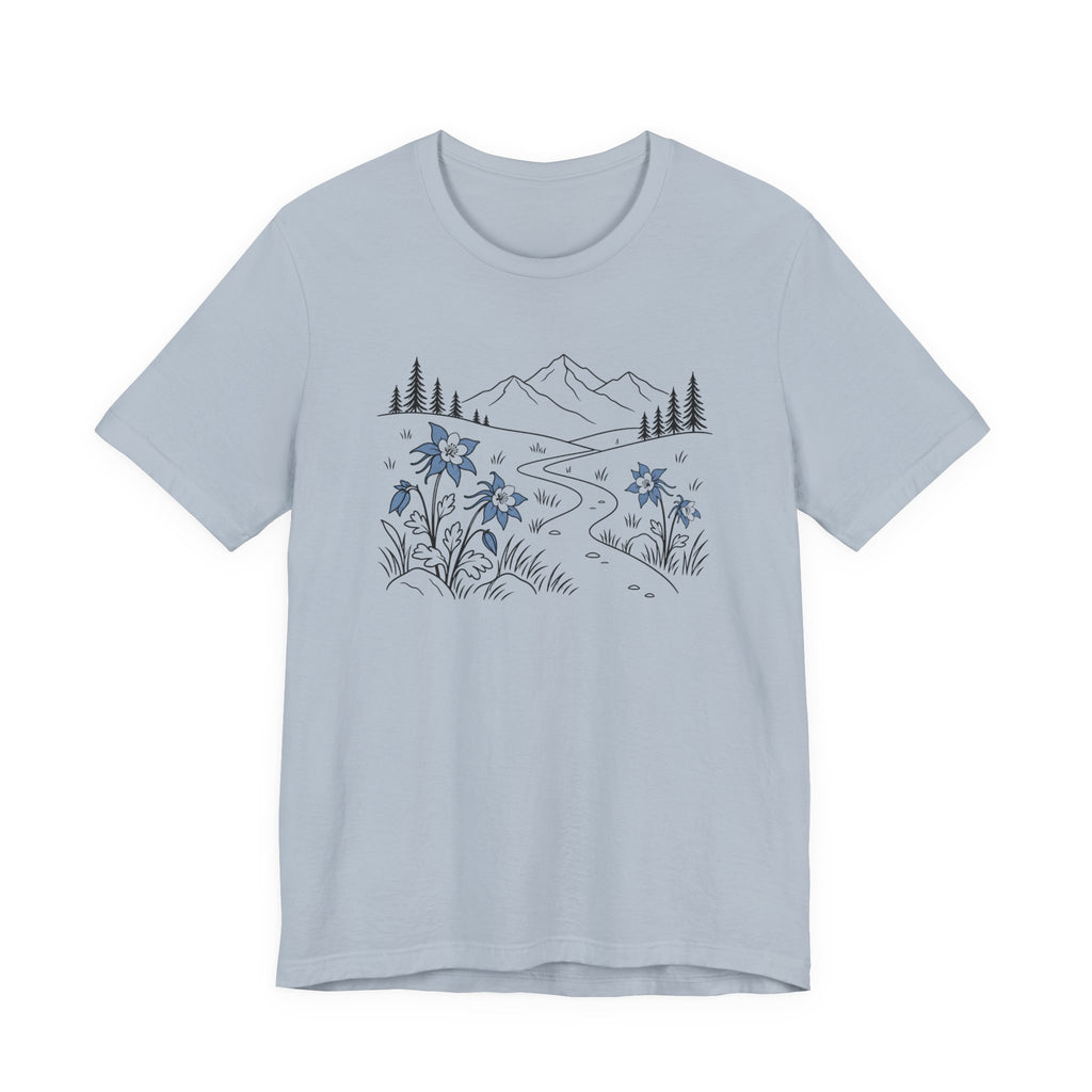 Columbine Blooming on the Colorado Trail | Wildflower Tee