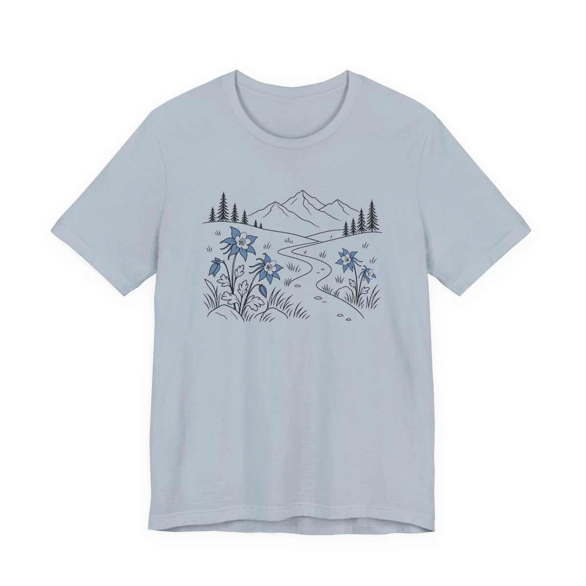 Columbine Blooming on the Colorado Trail | Wildflower Tee