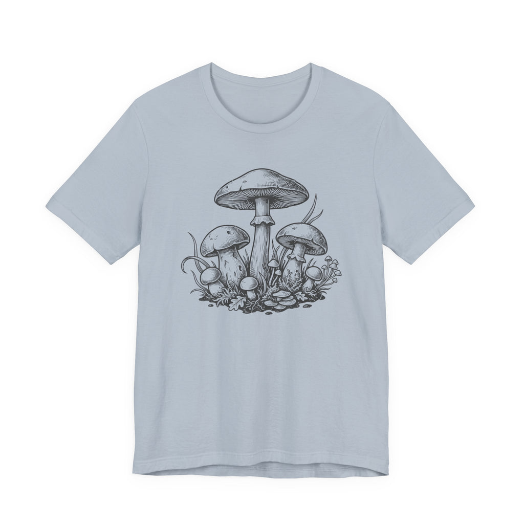 Mushroom Sketch T-Shirt | Mycelium Tee