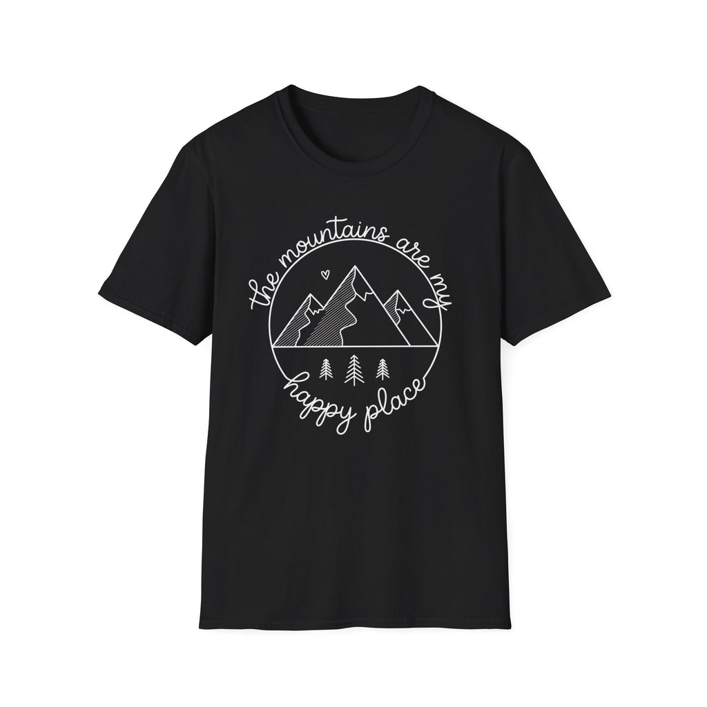The Mountains are my Happy Place Graphic T-Shirt