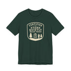 Certified to Stand Quietly Near Trees T-Shirt | Outdoor Nature Badge Tee