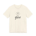 Let It Grow plant sprout graphic Tee | Gardening shirt, nature quote