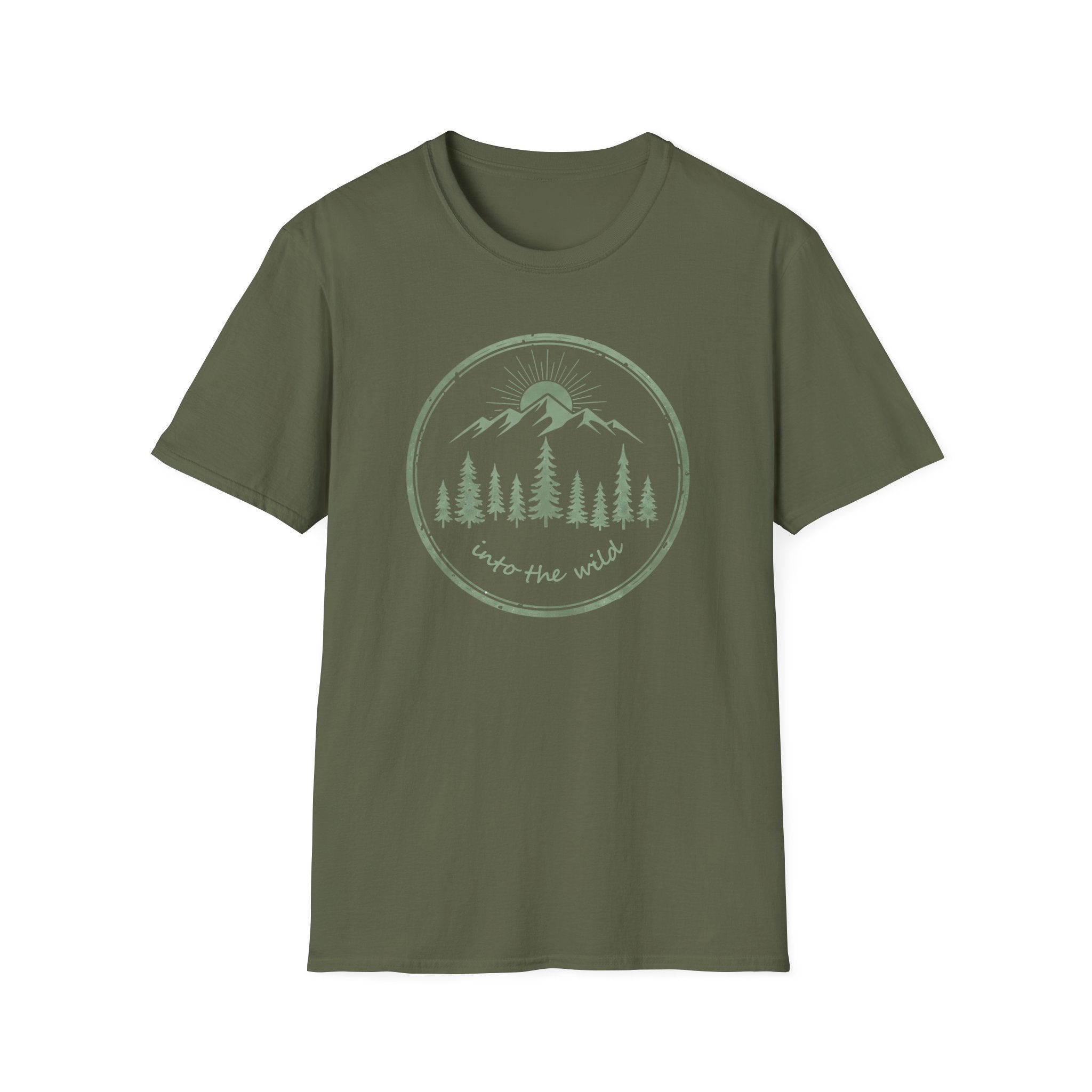 Into the Wild Sunset over the Mountain T-Shirt