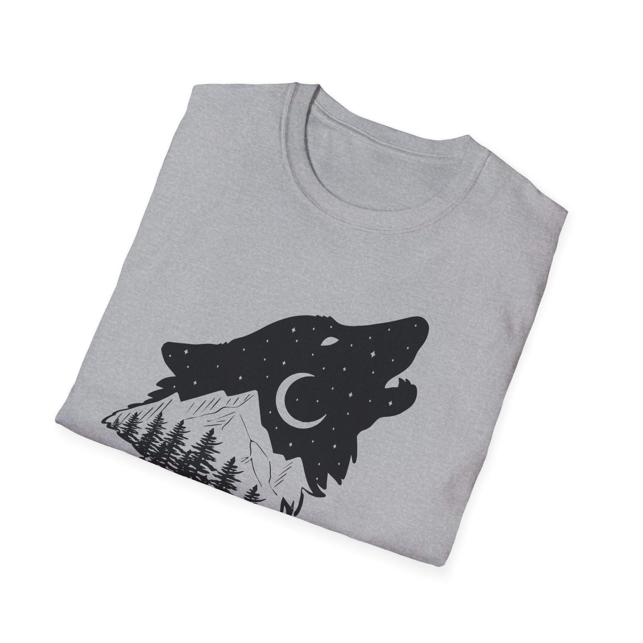Howling Wolf Graphic T-Shirt