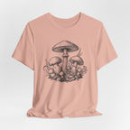 Mushroom Sketch T-Shirt | Mycelium Tee