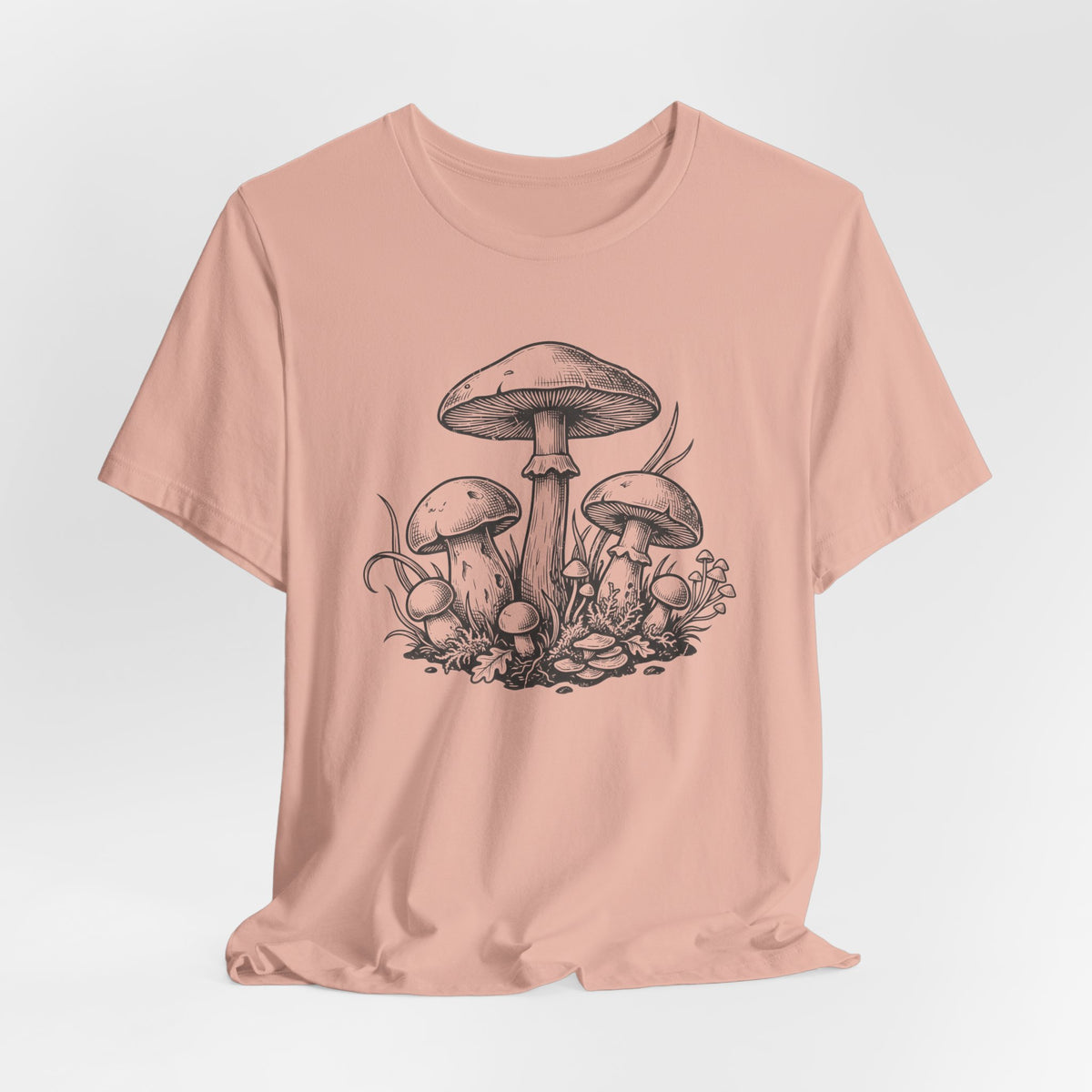 Mushroom Sketch T-Shirt | Mycelium Tee