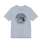 Ground Yourself mountain badge tee | The Original Therapy t-shirt