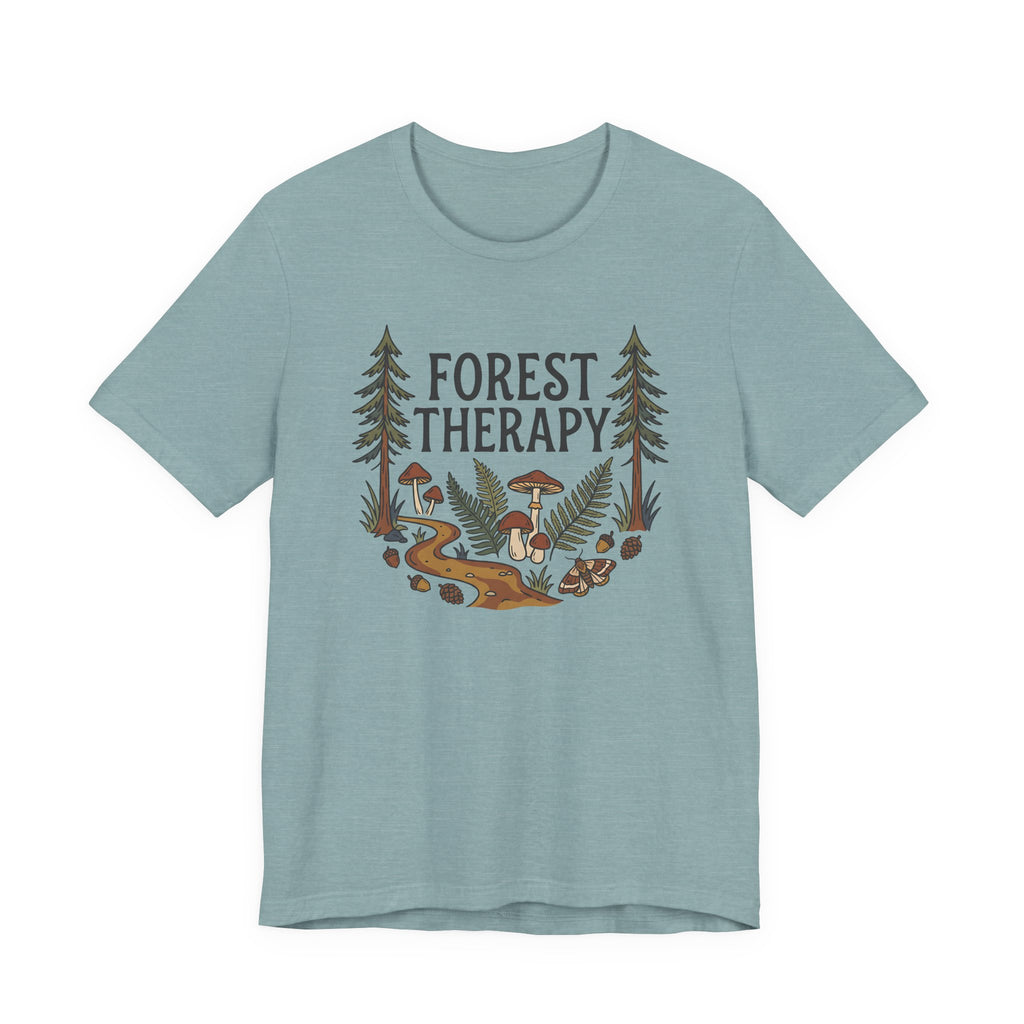 Forest Therapy Tee | Woodland Folk Art Shirt