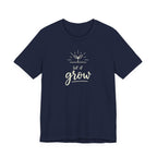 Let It Grow plant sprout graphic Tee | Gardening shirt, nature quote
