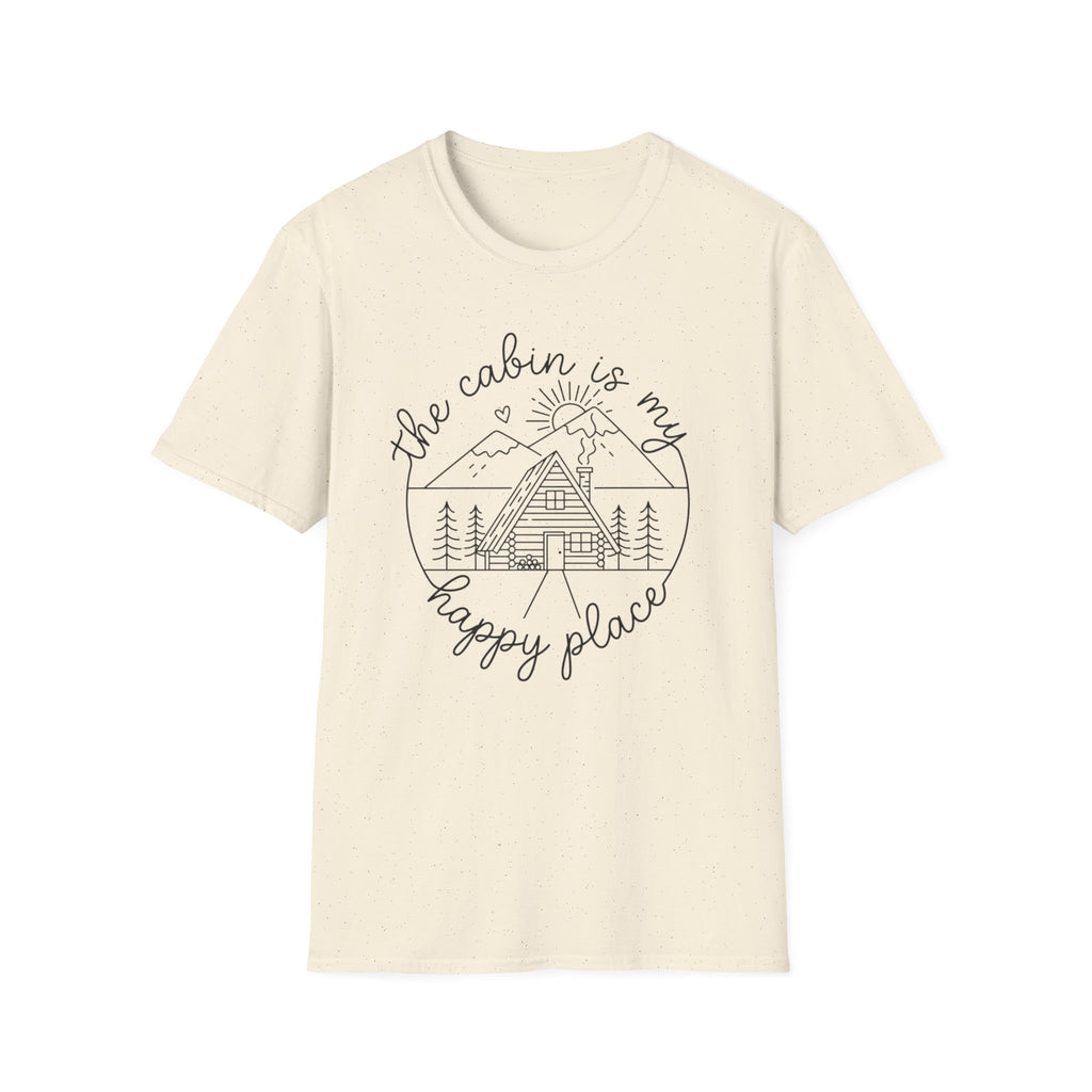 The Cabin is my Happy Place Graphic T-Shirt