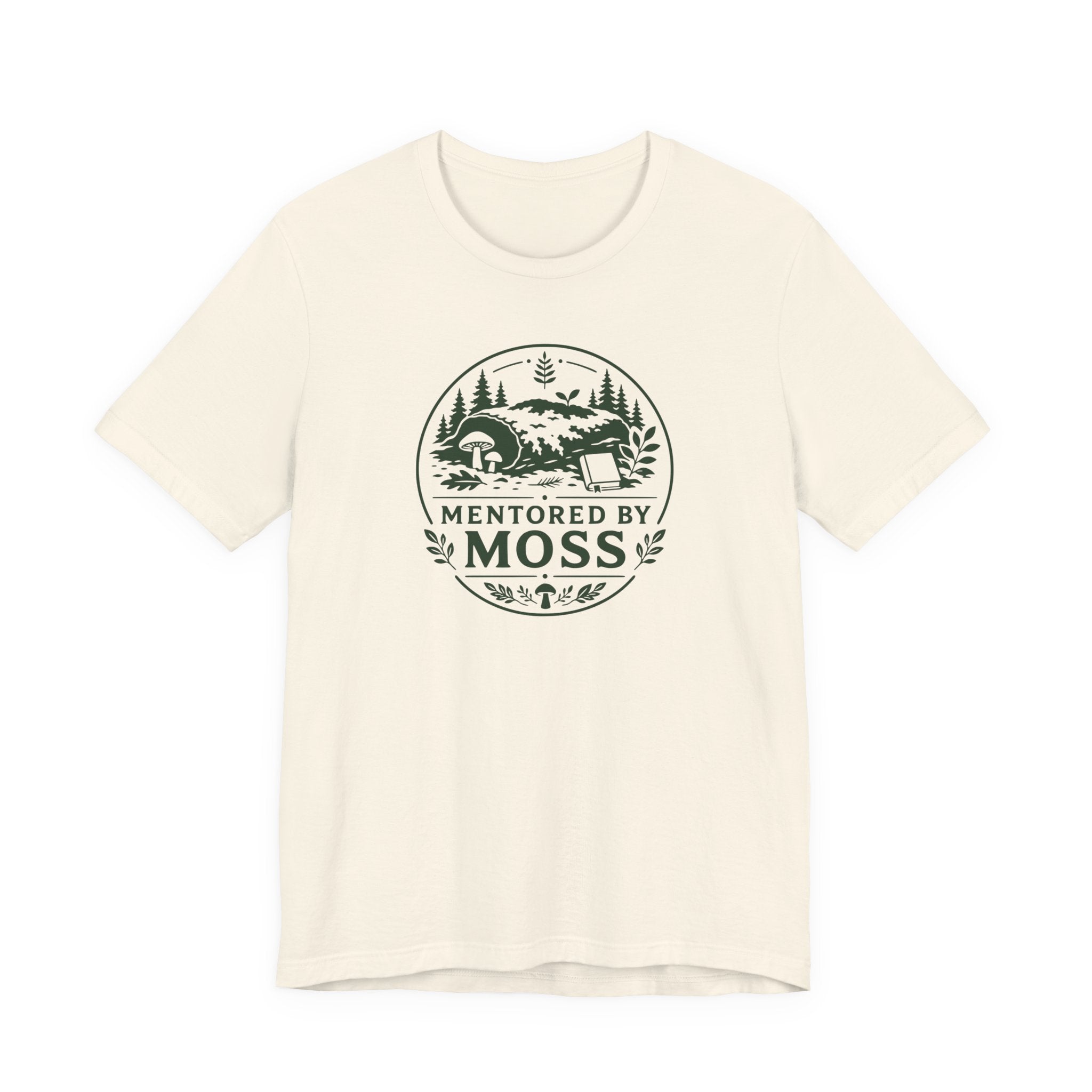 Mentored by Moss T-Shirt | Nature Forest Illustration, Hiking Tee
