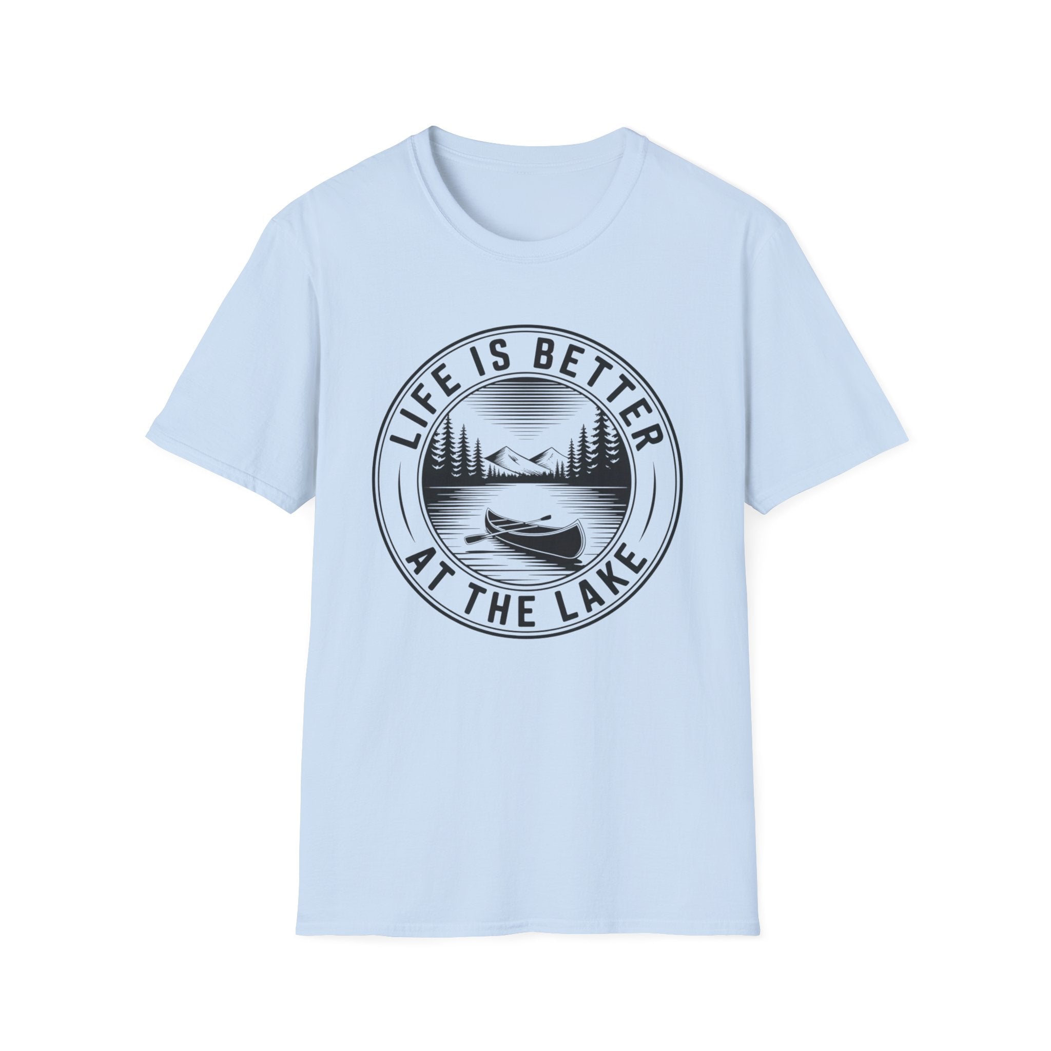 Life is Better at the Lake Badge T-Shirt