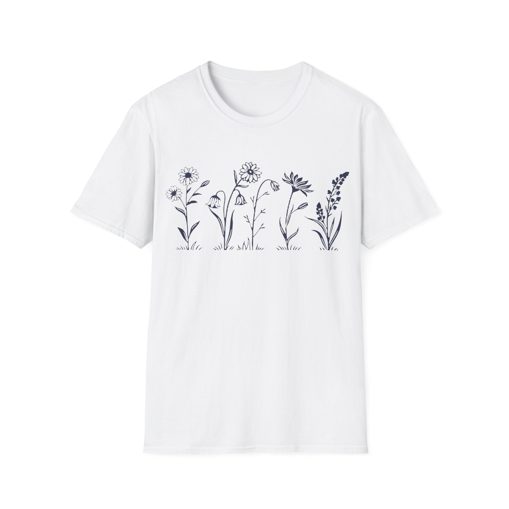 Wildflower Botanical Illustration T-Shirt