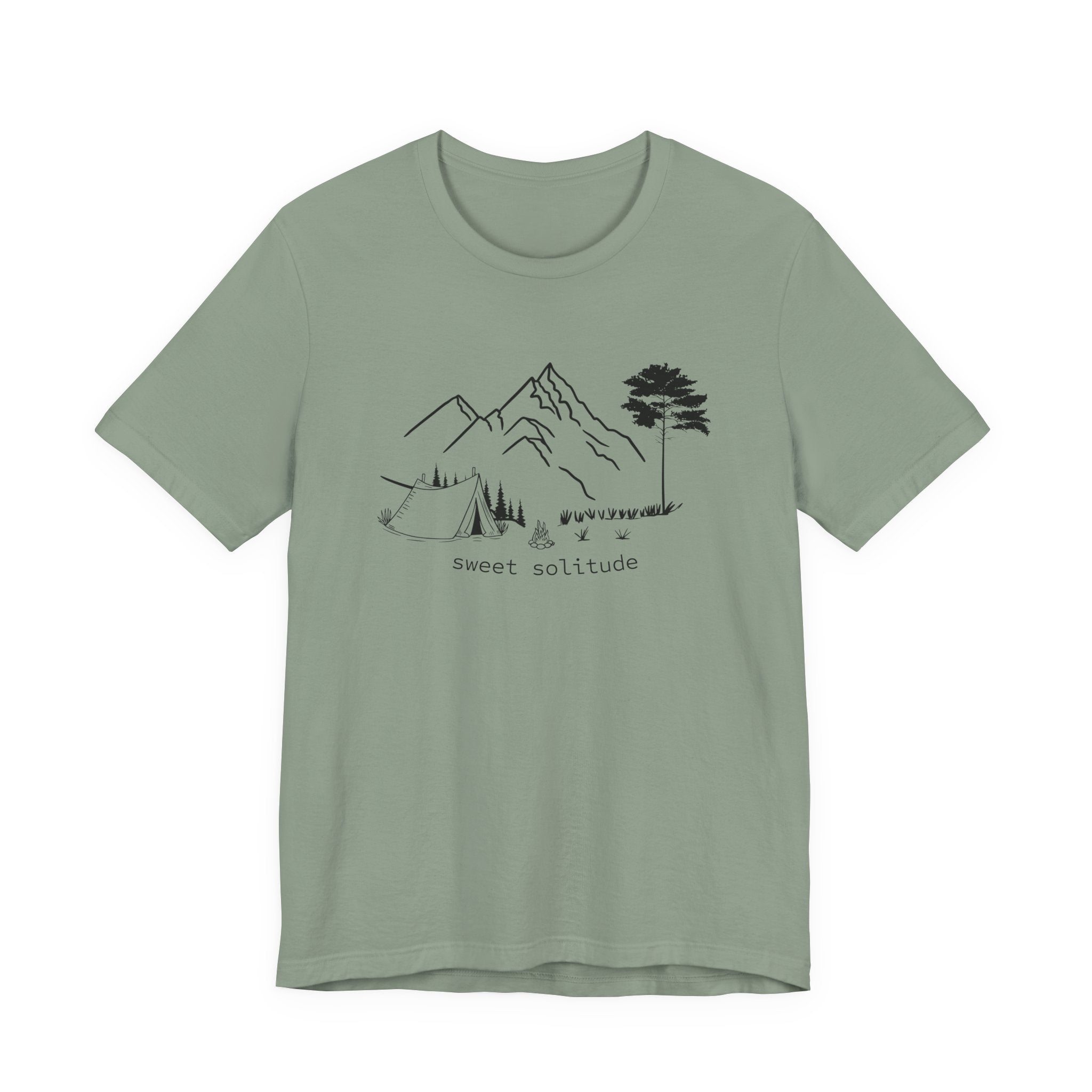 Sweet Solitude Mountain Camp Tee | Tent Under the Peaks Shirt