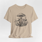 Mushroom Sketch T-Shirt | Mycelium Tee