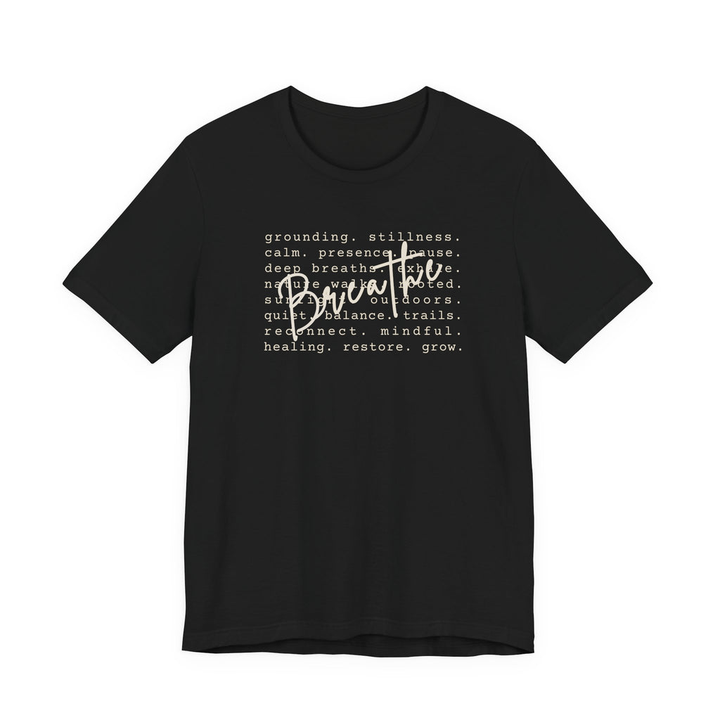 Breathe Tee | Mindfulness Nature Wellness T-Shirt