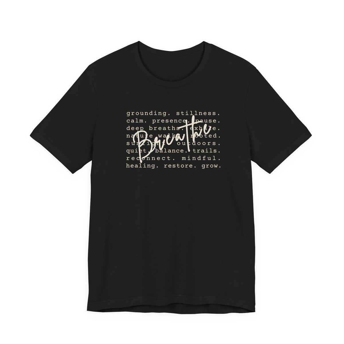 Breathe Tee | Mindfulness Nature Wellness T-Shirt