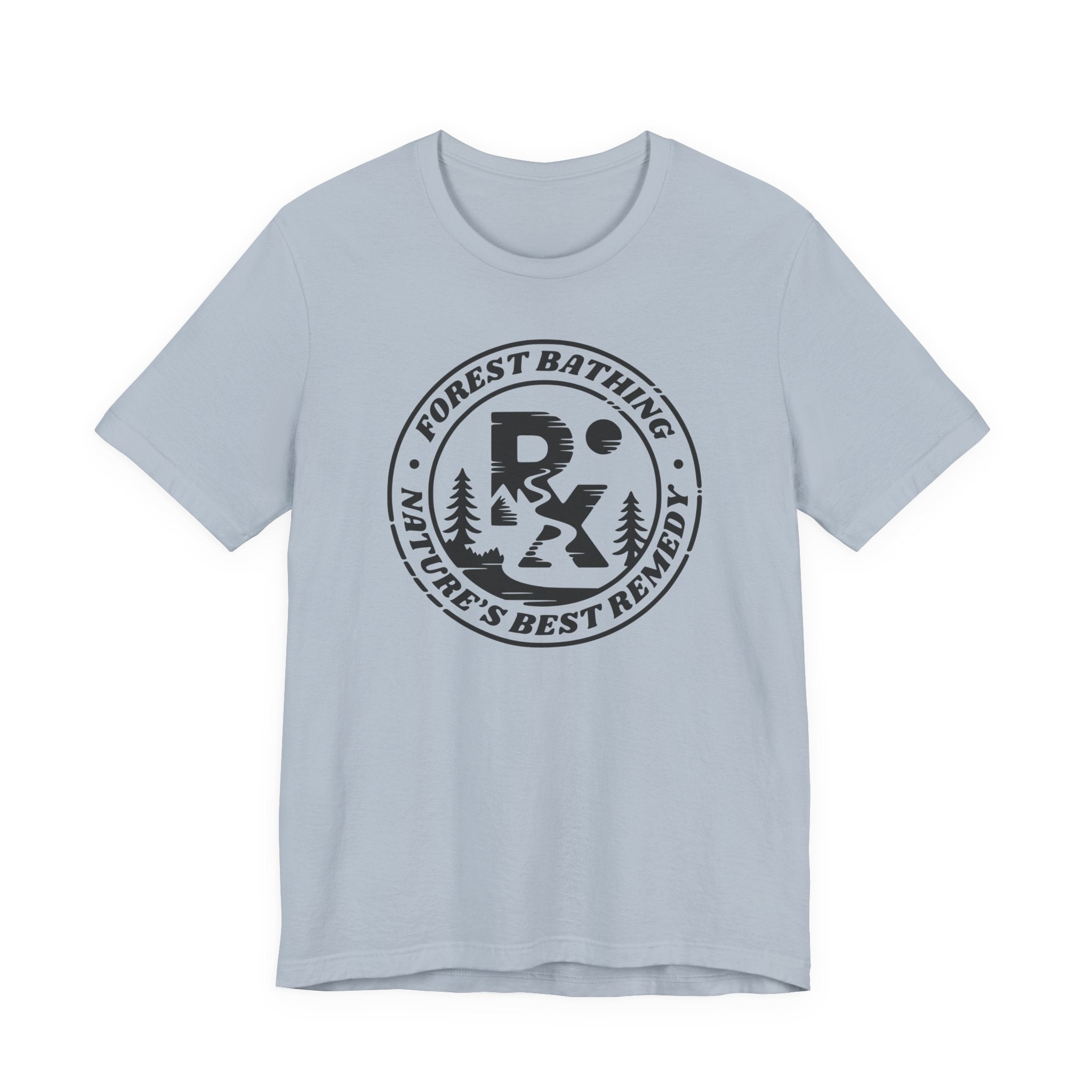Forest Bathing Nature Emblem Tee | Nature's Best Remedy T-Shirt