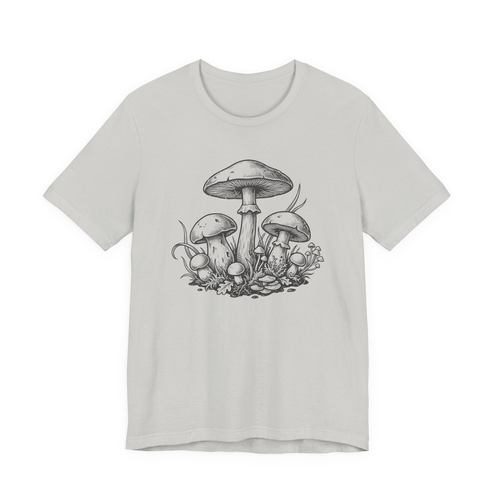 Mushroom Sketch T-Shirt | Mycelium Tee