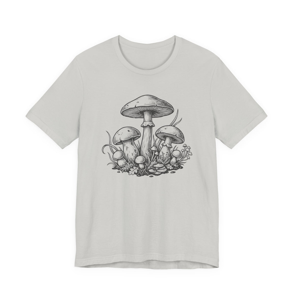 Mushroom Sketch T-Shirt | Mycelium Tee