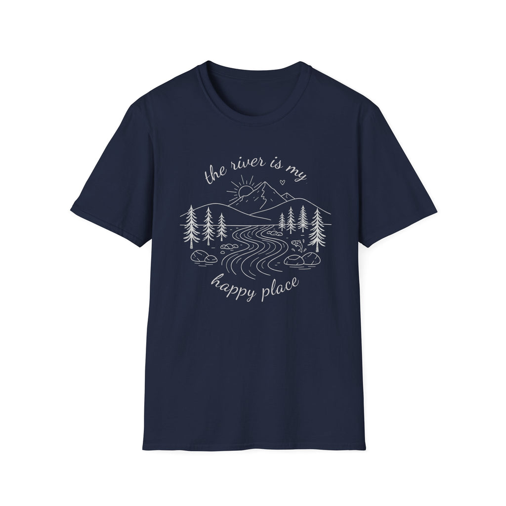 The River is my Happy Place Graphic T-Shirt