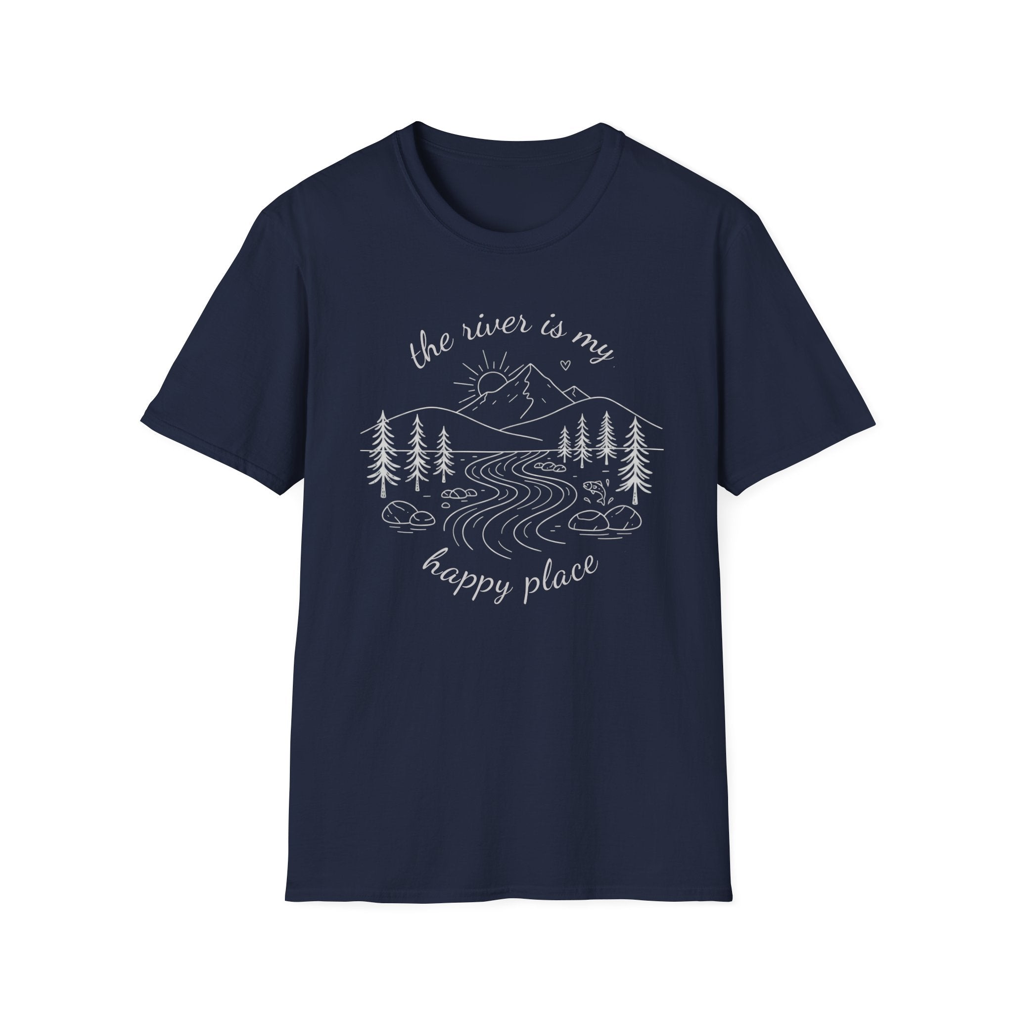 The River is my Happy Place Graphic T-Shirt