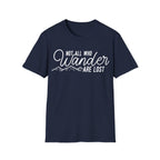 Not All Who Wander Line Art Graphic T-Shirt