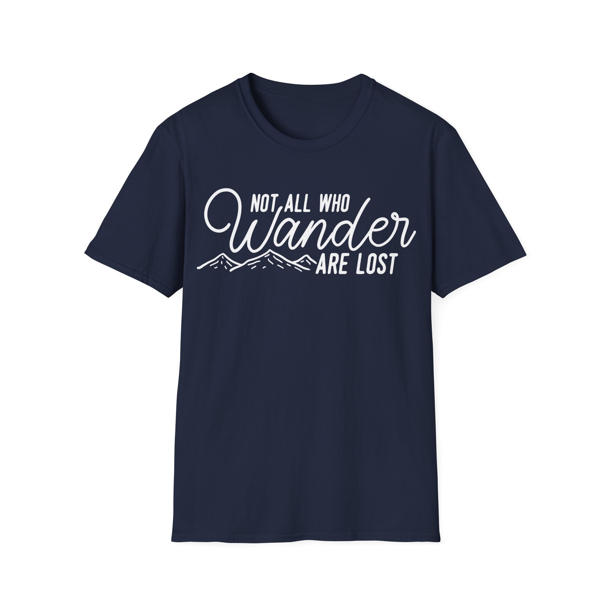 Not All Who Wander Line Art Graphic T-Shirt