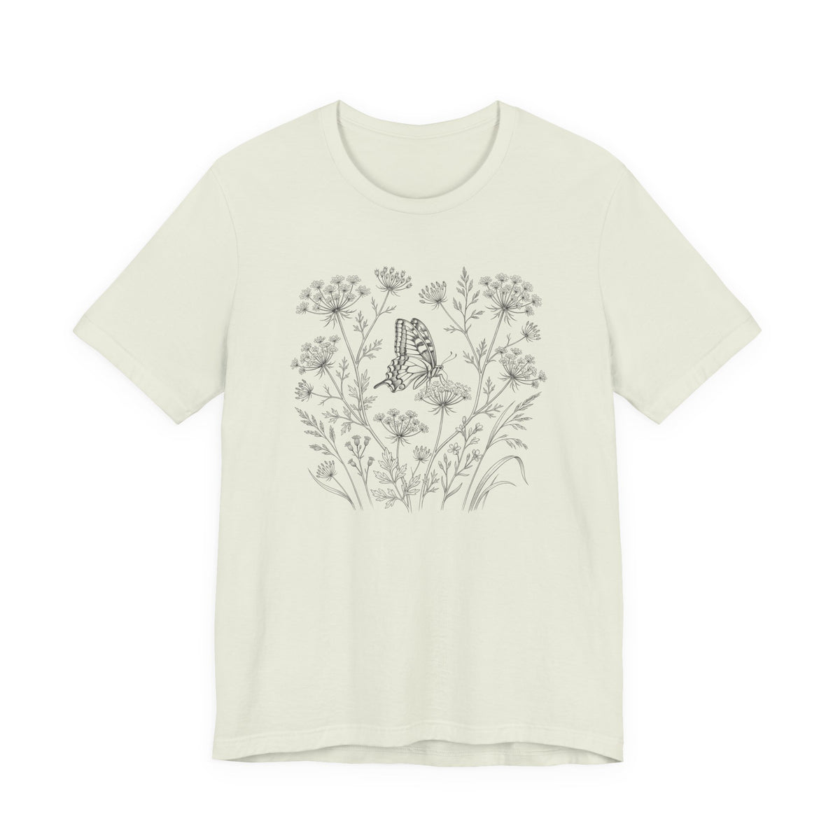 Butterfly Meadow Tee | Swallowtail on Queen Anne’s Lace