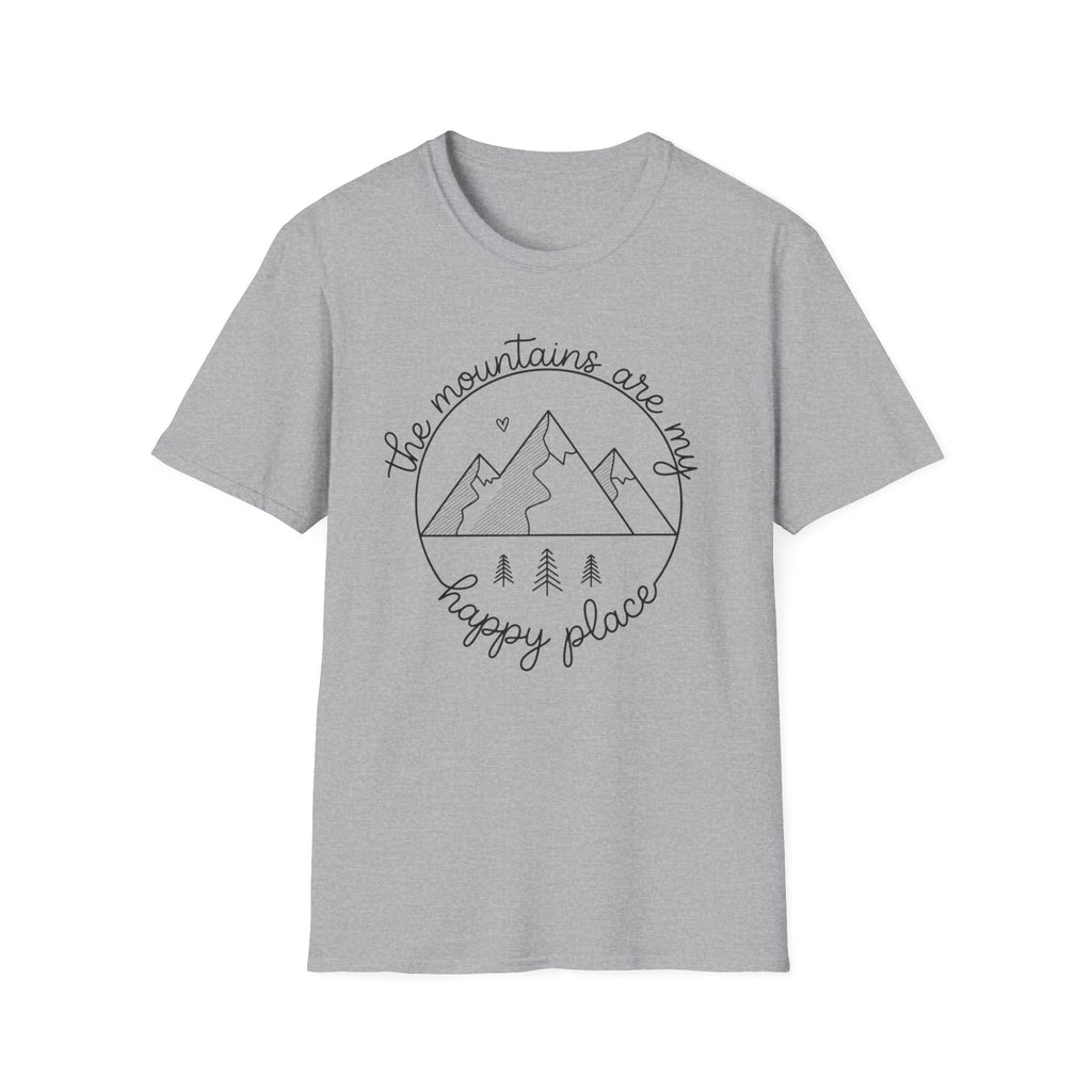 The Mountains are my Happy Place Graphic T-Shirt