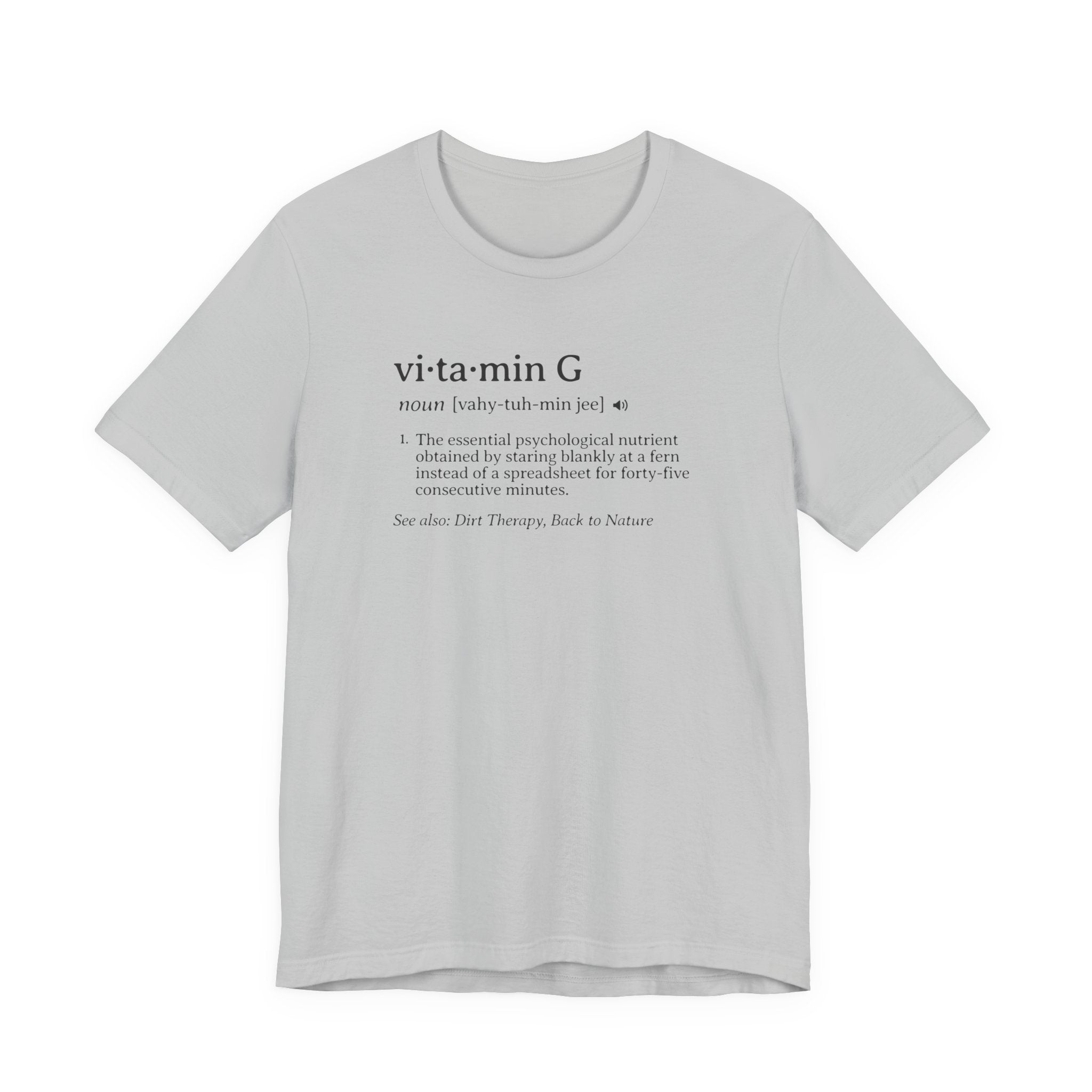Vitamin G Definition Tee | Funny Dictionary Shirt
