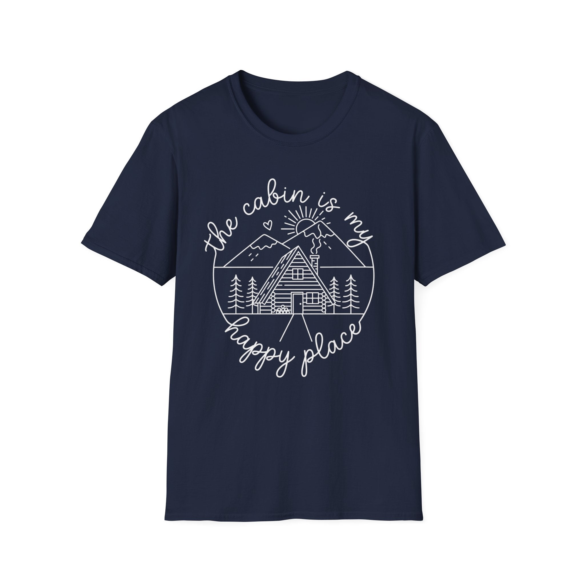 The Cabin is my Happy Place Graphic T-Shirt