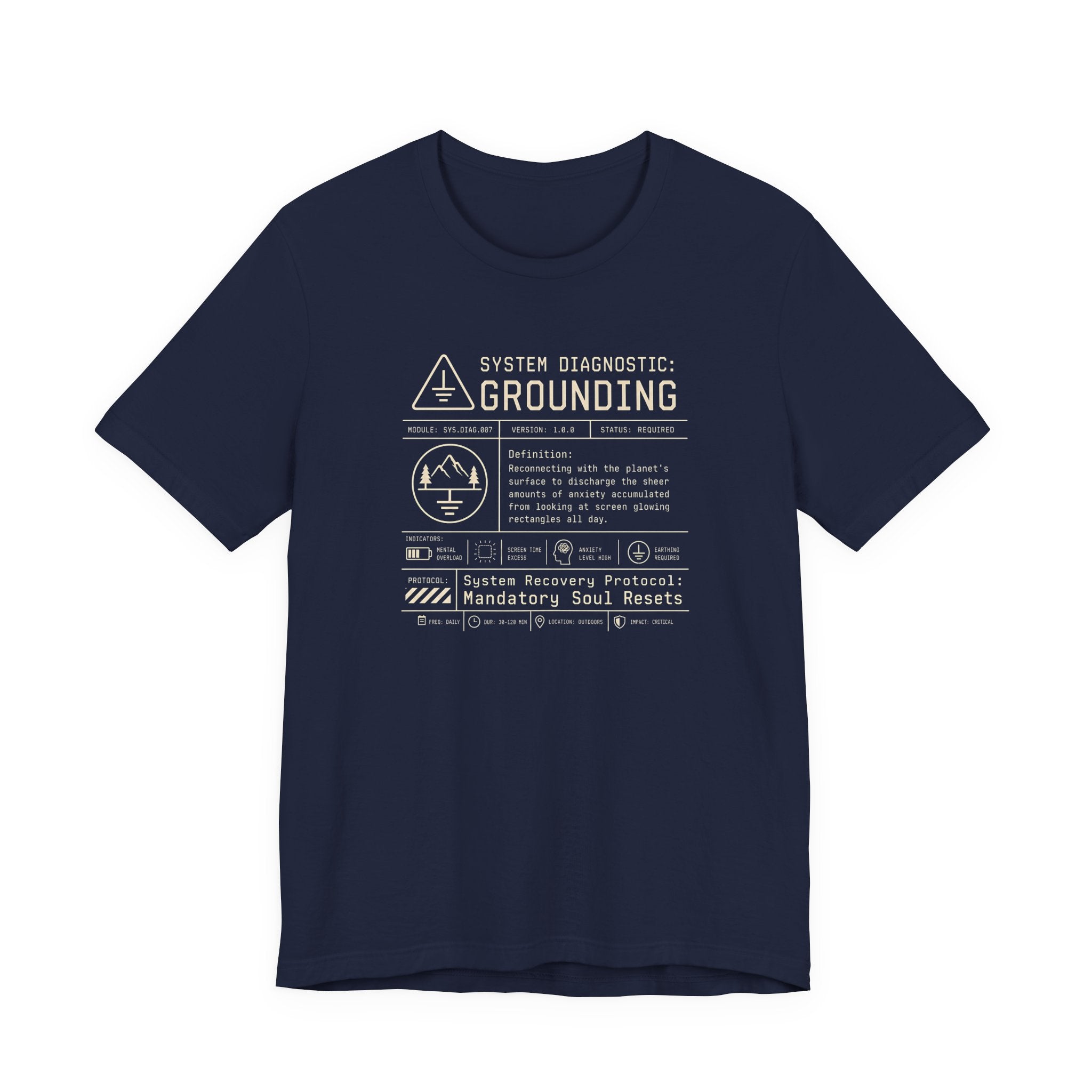 Grounding System Diagnostic Tee | Funny Tech Humor T-Shirt