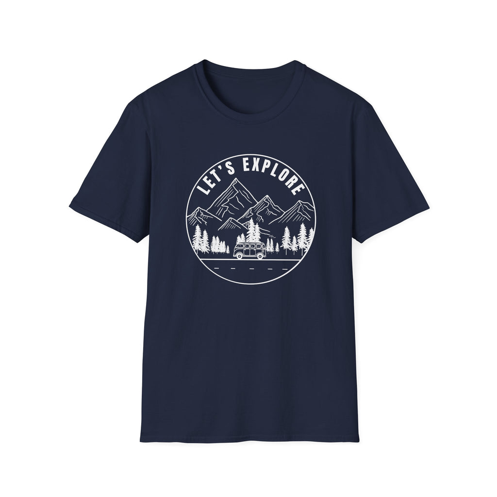 Let's Explore Camper Cruising Graphic T-Shirt