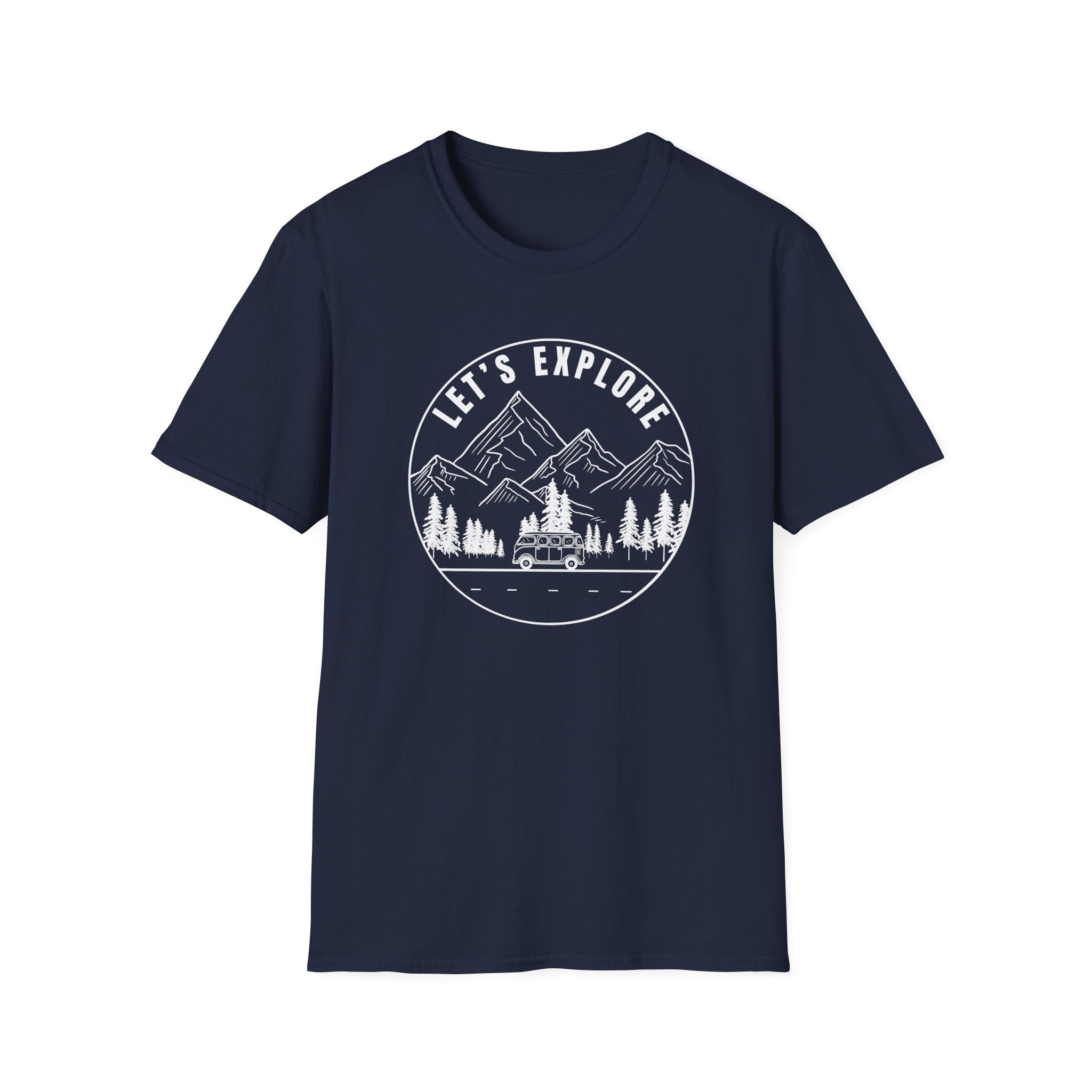 Let's Explore Camper Cruising Graphic T-Shirt