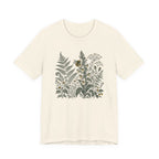 Botanical Fern & Foxglove Tee | Vintage Wildflower Nature T-Shirt