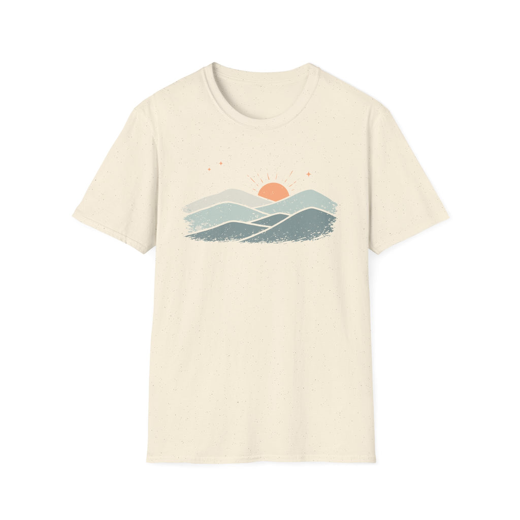 Muted Sunset Over Mountains T-Shirt