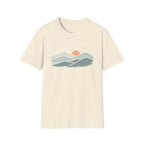 Muted Sunset Over Mountains T-Shirt