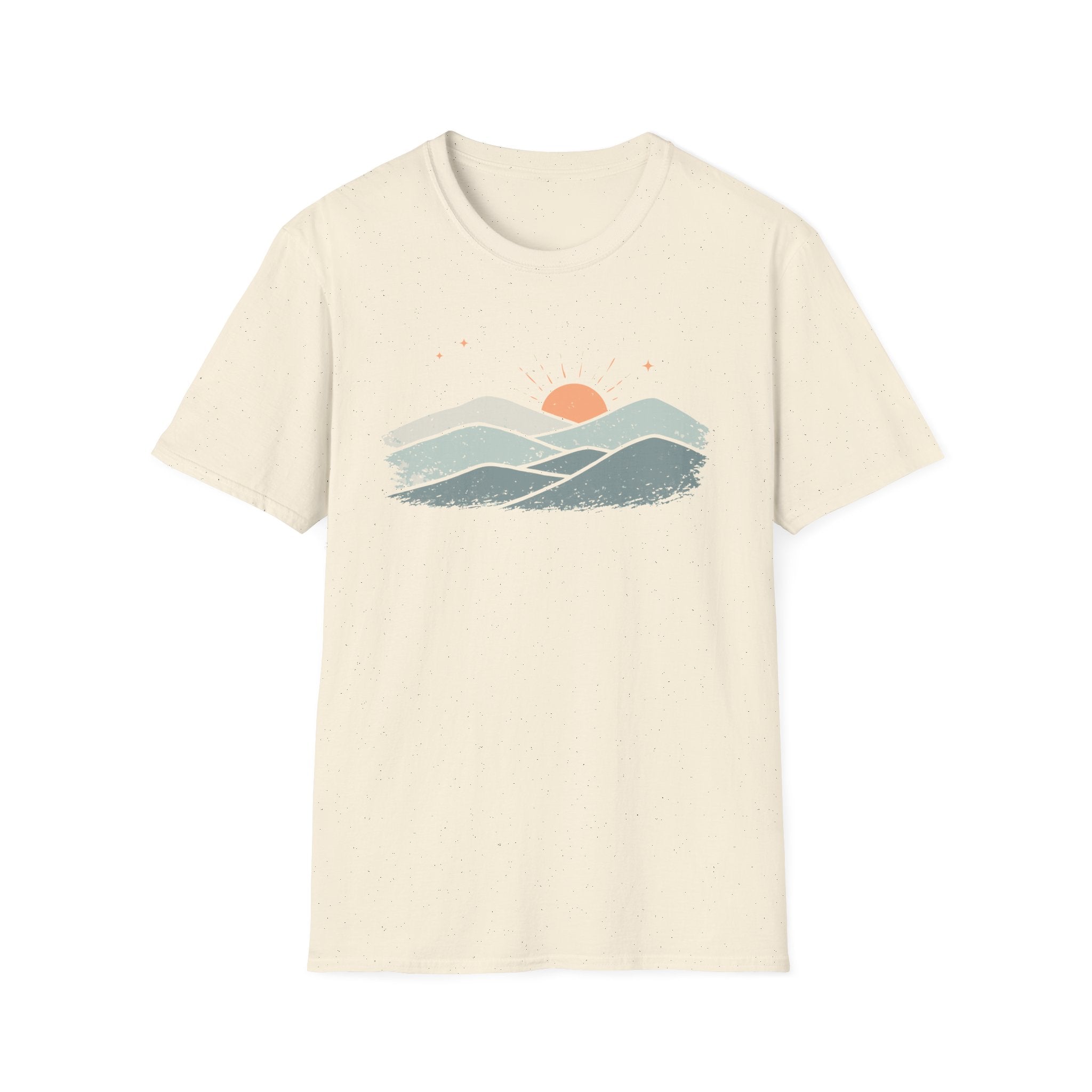 Muted Sunset Over Mountains T-Shirt