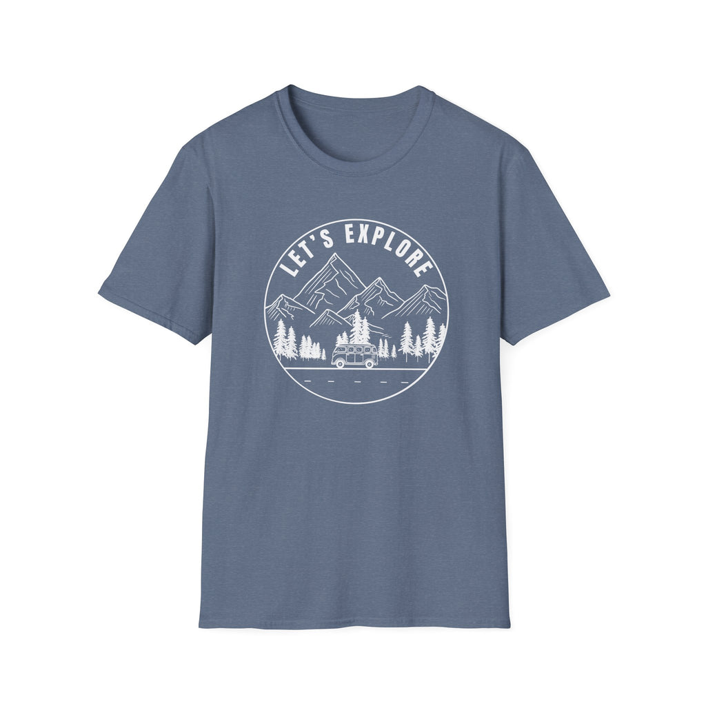 Let's Explore Camper Cruising Graphic T-Shirt