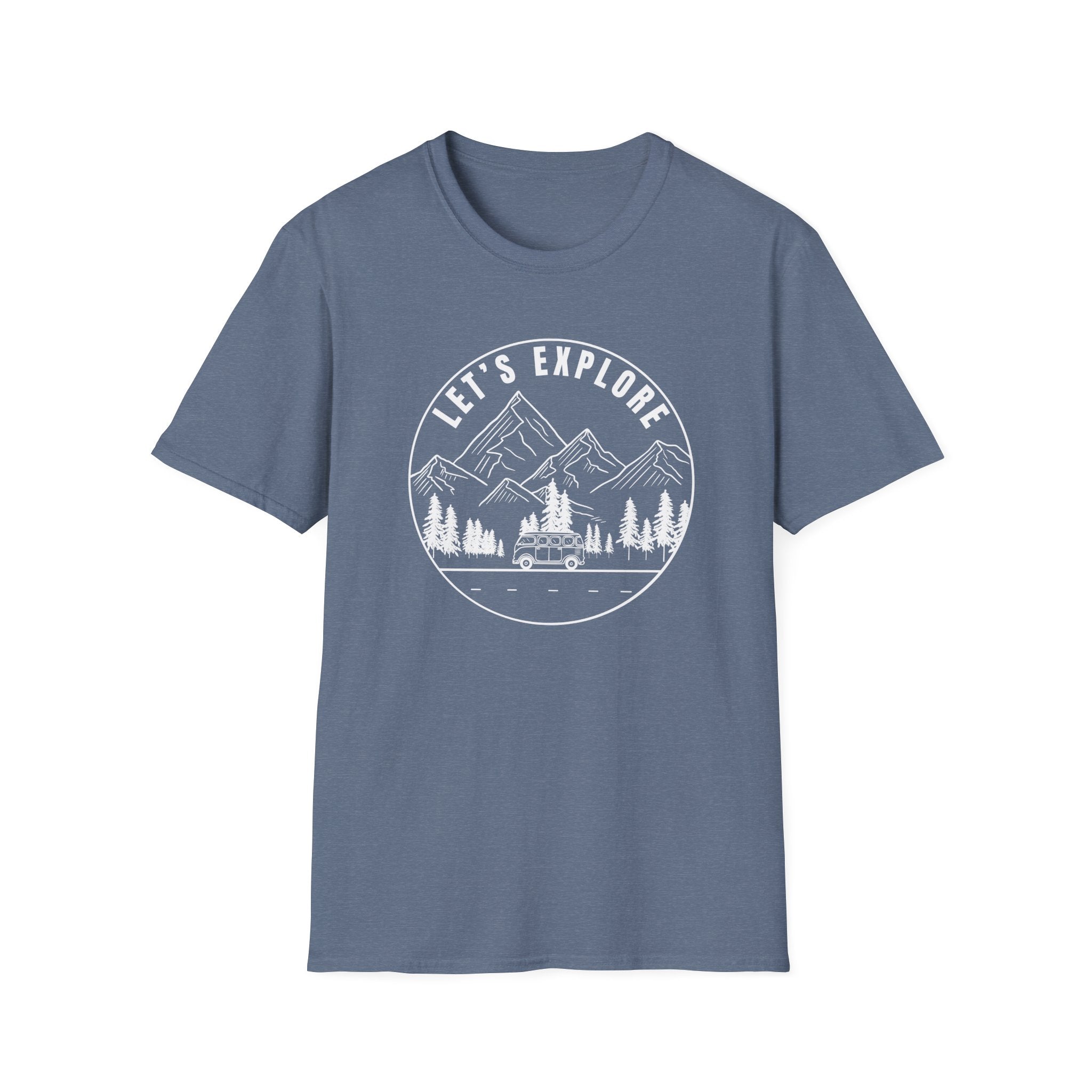 Let's Explore Camper Cruising Graphic T-Shirt