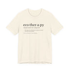 Ecotherapy definition tee | Nature therapy text design