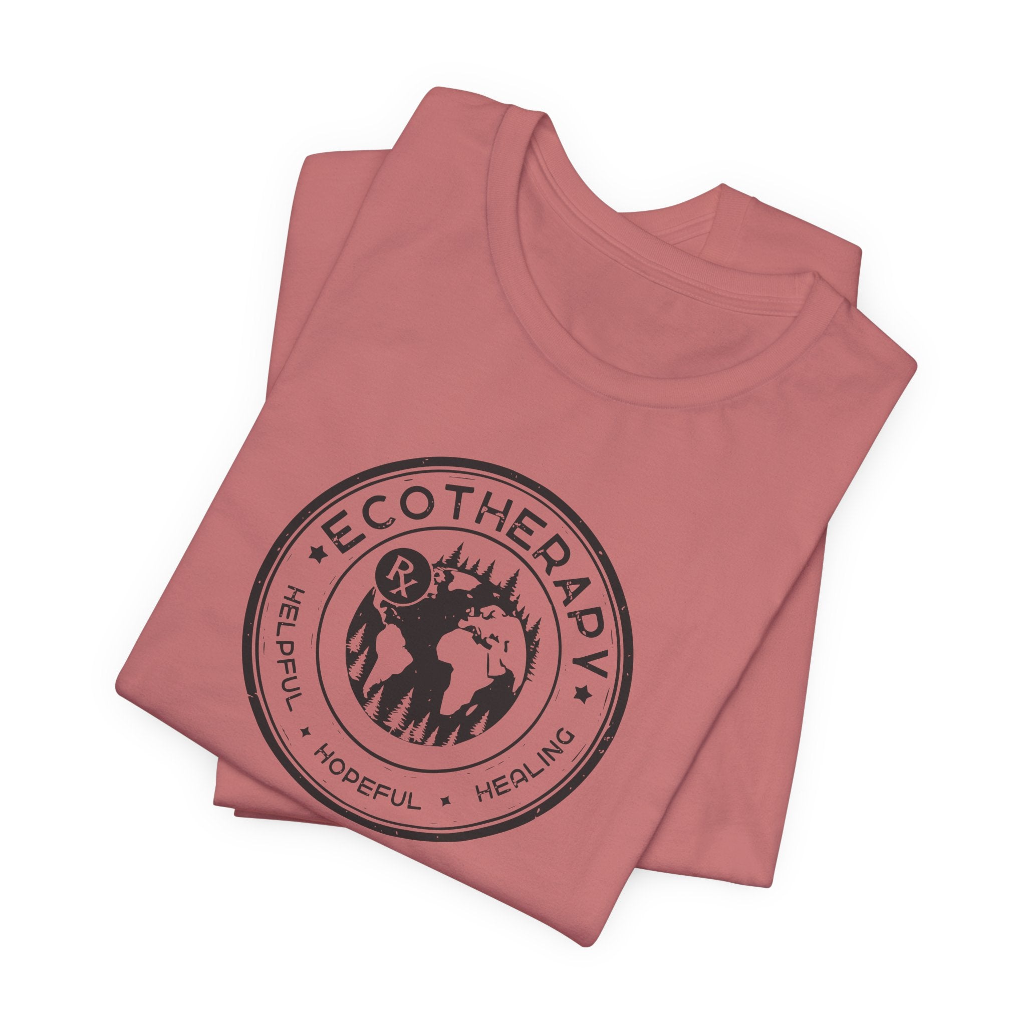 Ecotherapy Earth Logo Tee | Eco Wellness T-Shirt, Nature Therapy Shirt