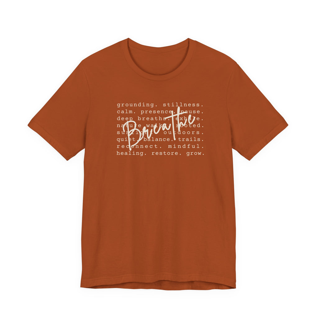 Breathe Tee | Mindfulness Nature Wellness T-Shirt